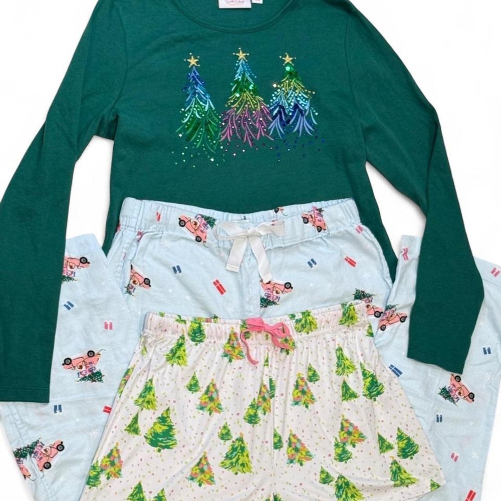 Christmas Tree 3 Piece Pajama Bundle